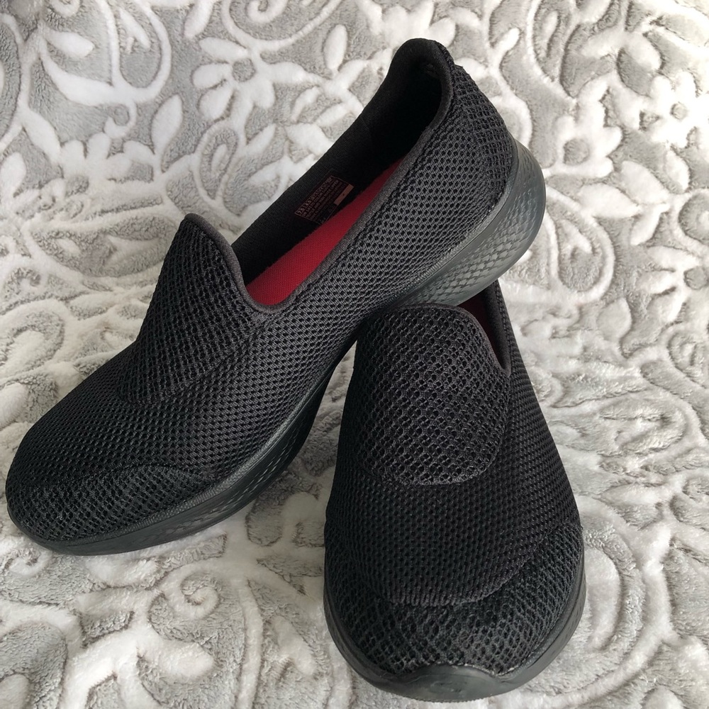 Skechers Go Walk 4 for Women’s Size:7.5 Slip-on Black Shoes.